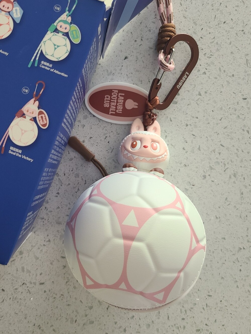 PopMart Labubu FIFA Seal The Victory Zip Pouch